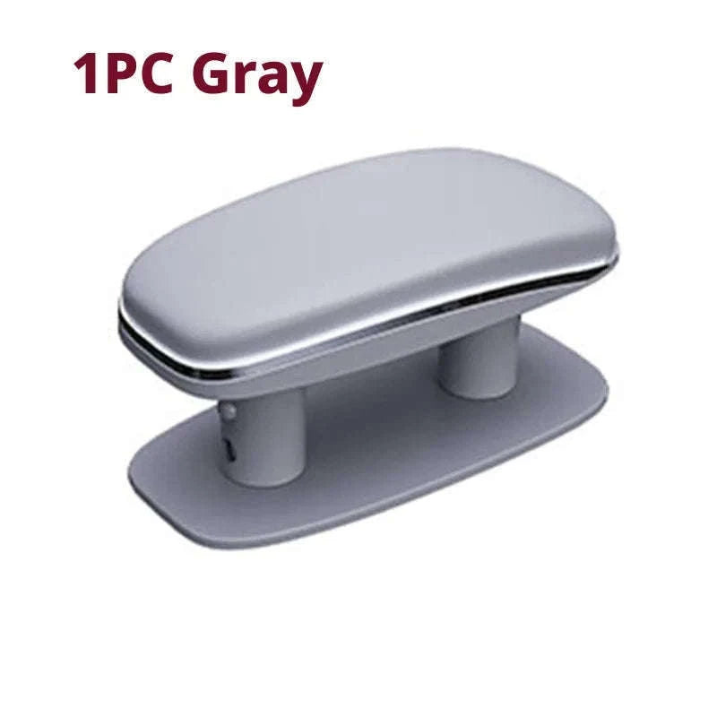 Universal Car Door Armrest Pad Adjustable Height PU Leather-Black 1PC