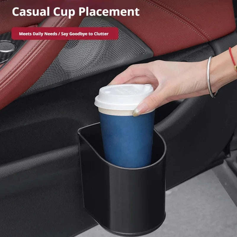 Universal Car Door Cup Holder Storage Bucket-Black