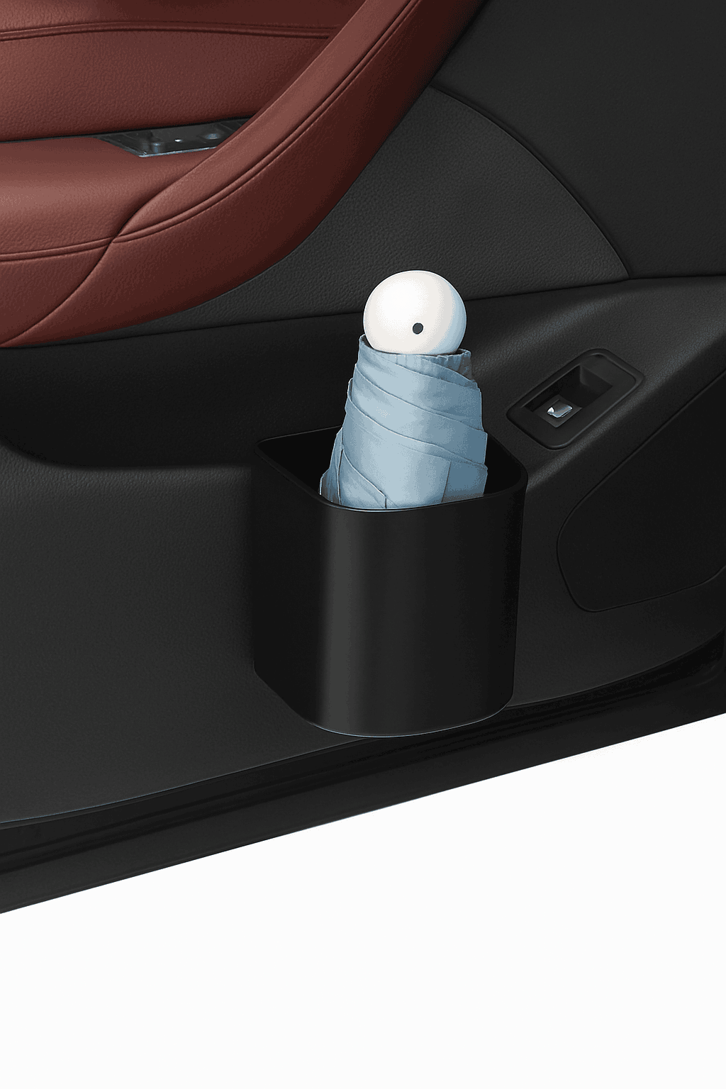 Universal Car Door Cup Holder Storage Bucket-Black