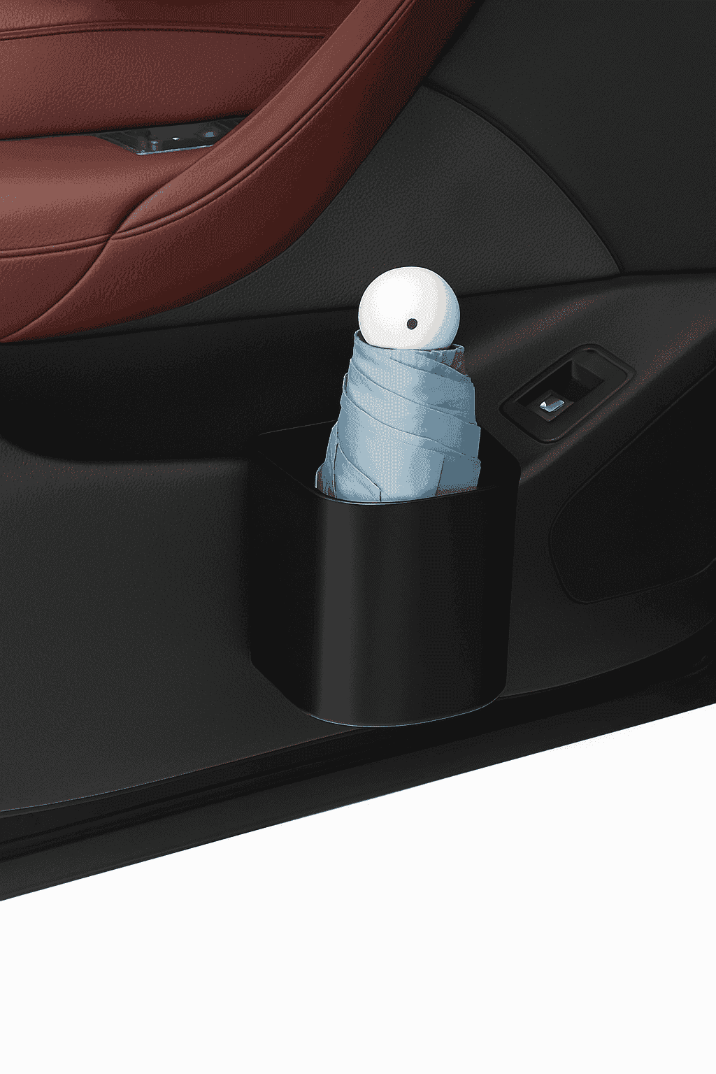 Universal Car Door Cup Holder Storage Bucket-Black
