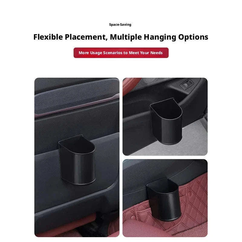 Universal Car Door Cup Holder Storage Bucket-Black
