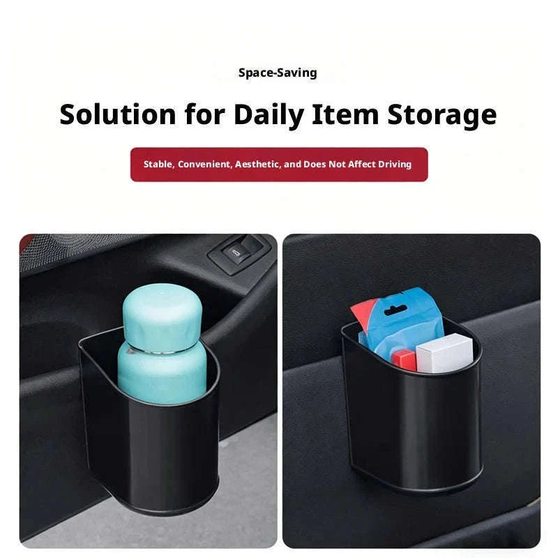 Universal Car Door Cup Holder Storage Bucket-Black