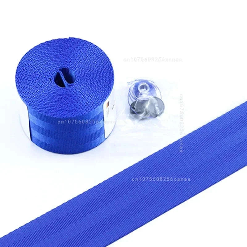 Universal Car Seat Belt Webbing, 3.6M x 4.8CM-Gray / Germany