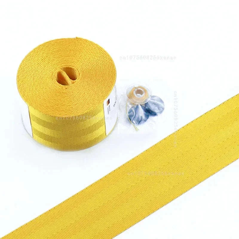 Universal Car Seat Belt Webbing, 3.6M x 4.8CM-Gray / Germany