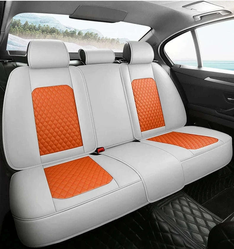 Universal Car Seat Covers Full-Cover Nappa Leather Set-Color 6