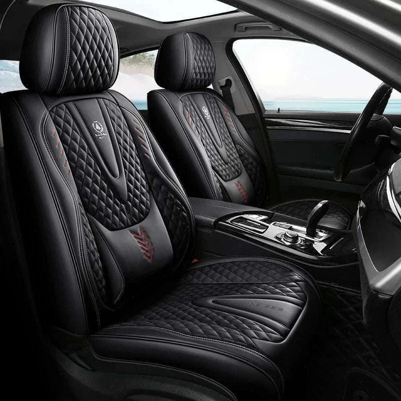 Universal Car Seat Covers Full-Cover Nappa Leather Set-Color 6