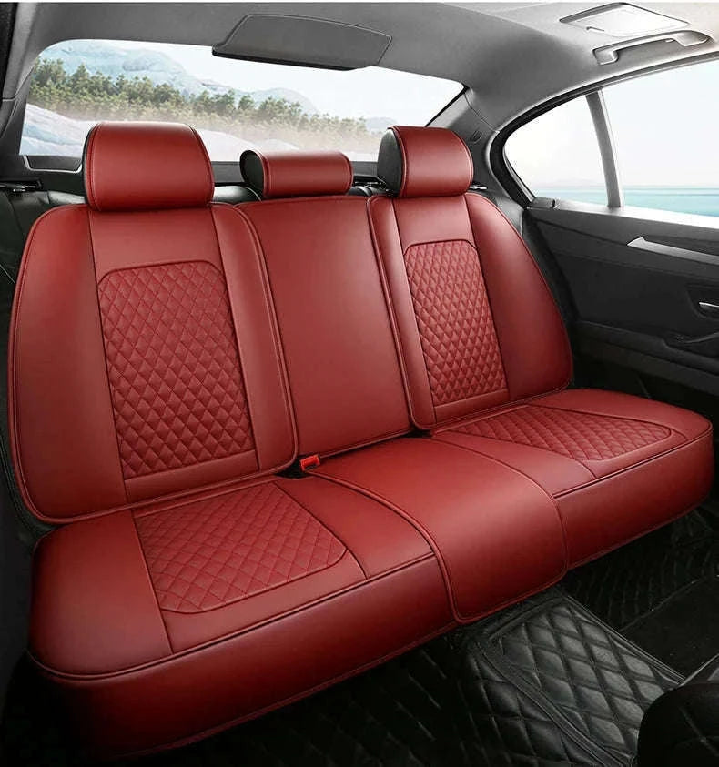 Universal Car Seat Covers Full-Cover Nappa Leather Set-Color 6