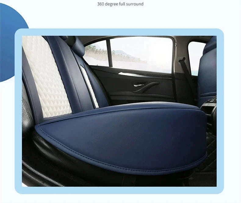Universal Car Seat Covers Full-Cover Nappa Leather Set-Color 6
