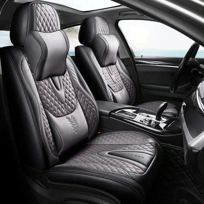 Universal Car Seat Covers Full-Cover Nappa Leather Set-Color 6