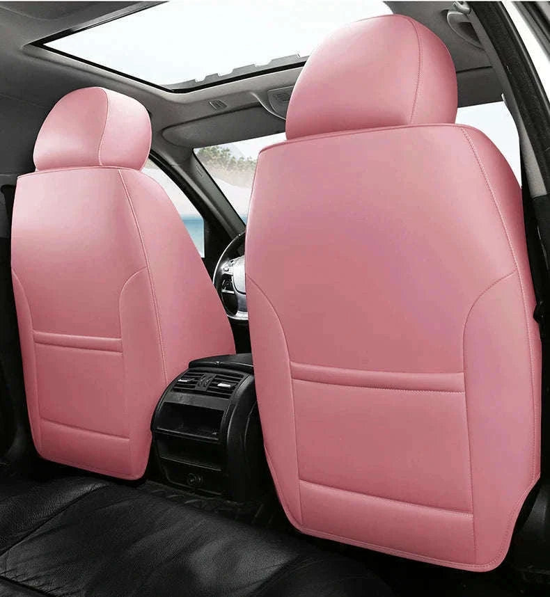 Universal Car Seat Covers Full-Cover Nappa Leather Set-Color 6
