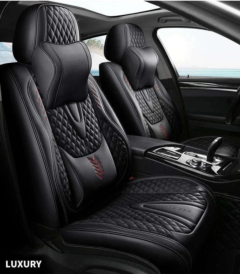 Universal Car Seat Covers Full-Cover Nappa Leather Set-Color 6