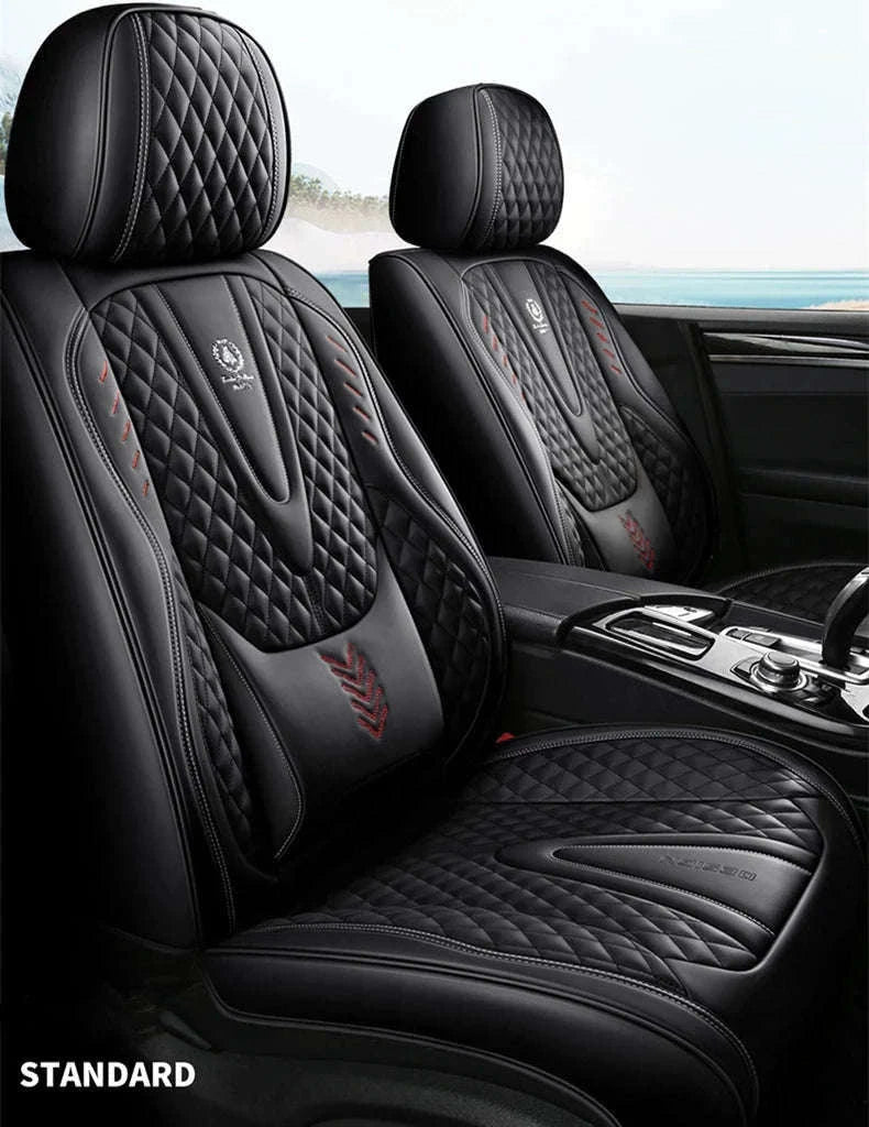 Universal Car Seat Covers Full-Cover Nappa Leather Set-Color 6
