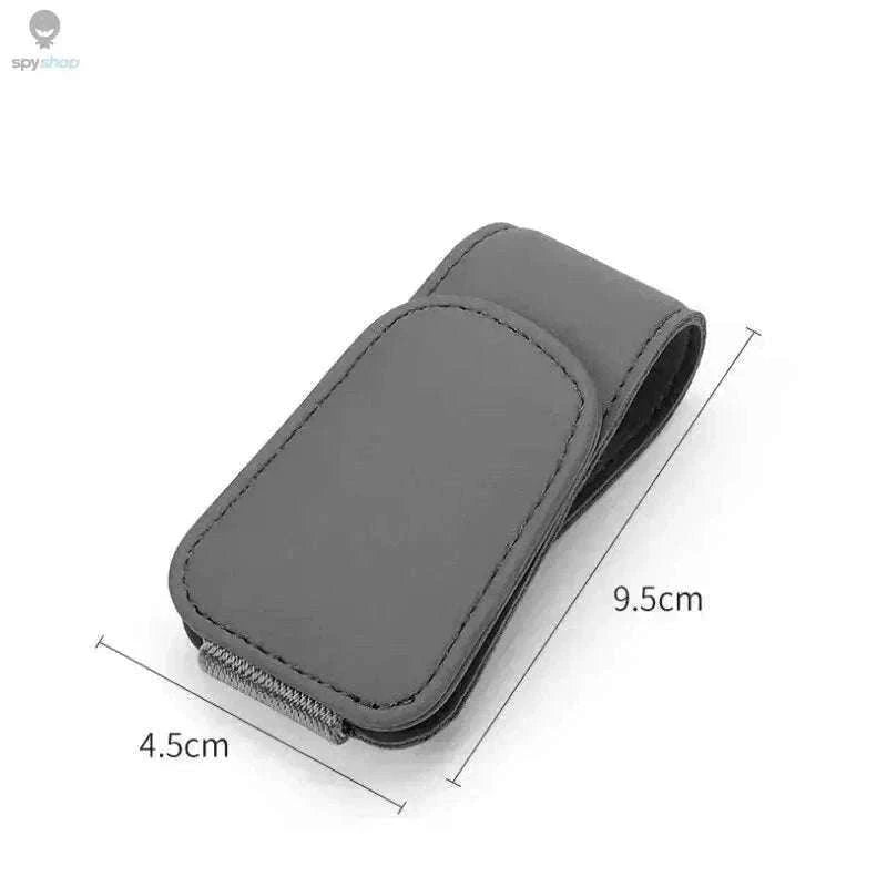 Universal Car Sun Visor Glasses Holder for Easy Access-Carbon black B