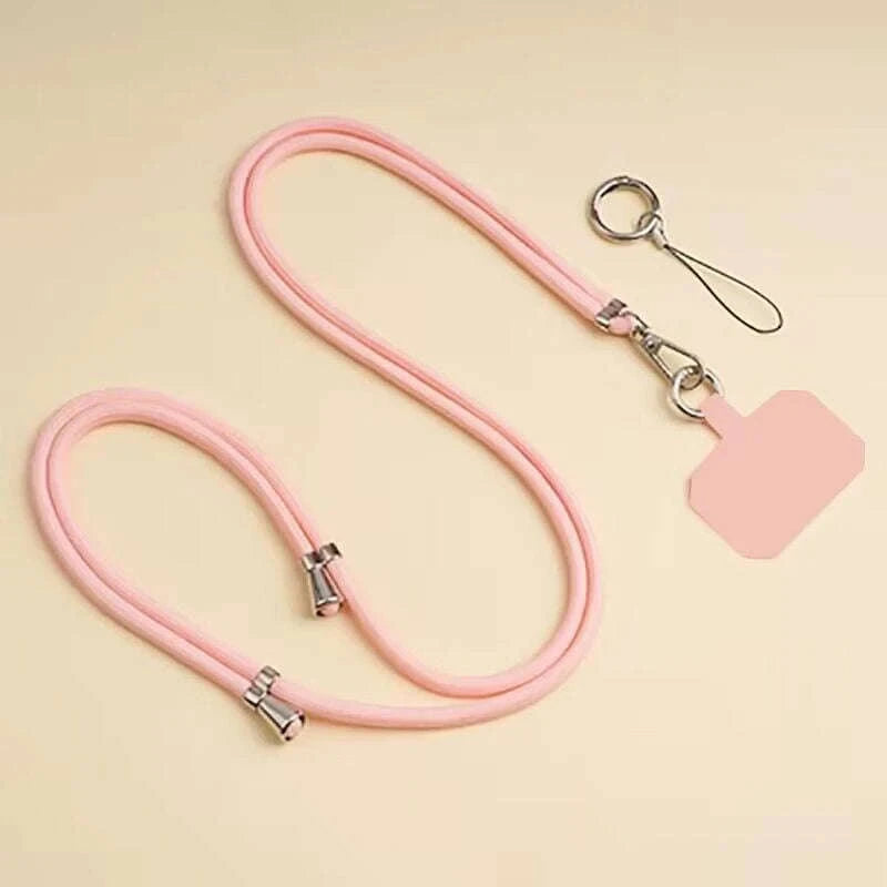 Universal Crossbody Phone Lanyard-Pink / Other