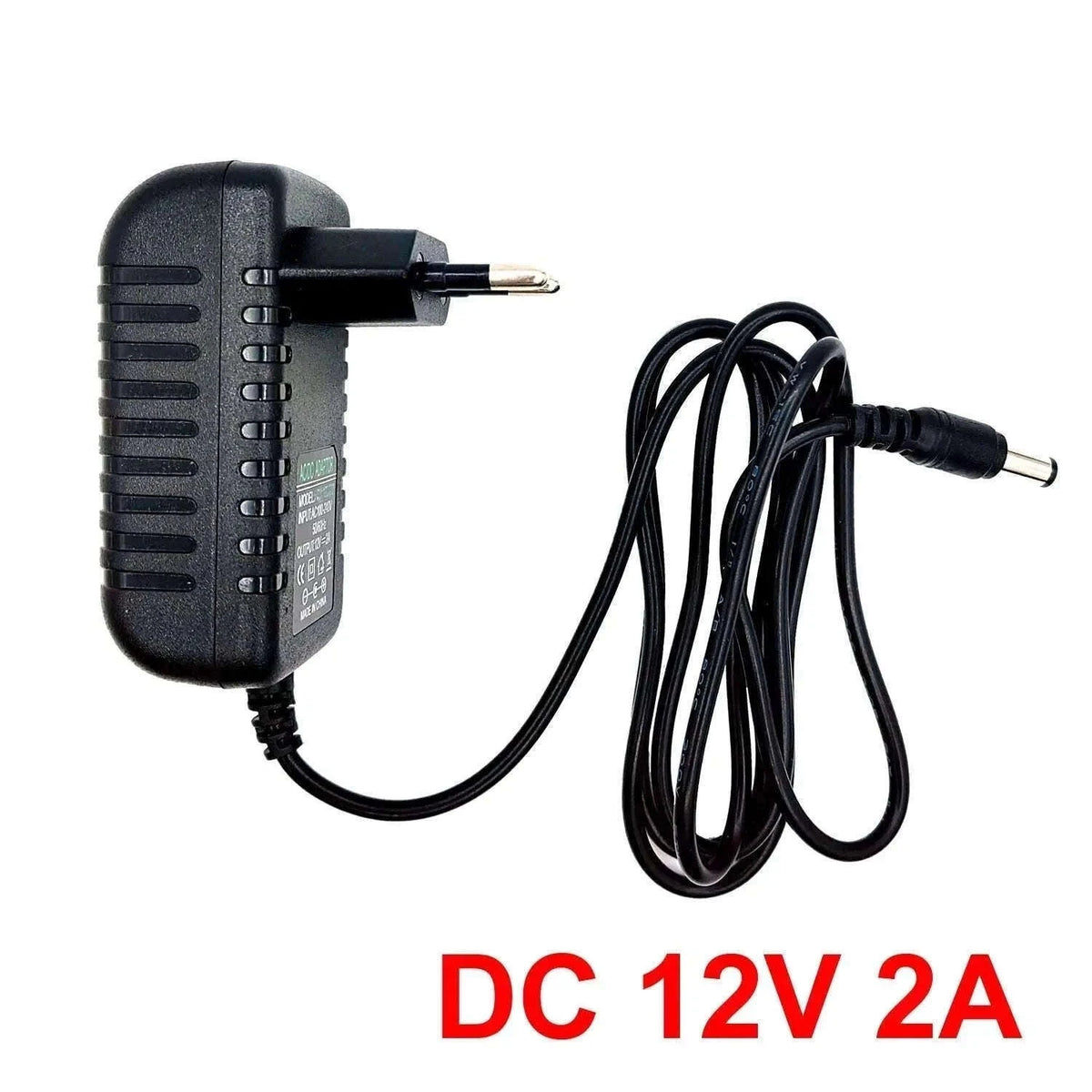 Universal DC 12V 2A Power Adapter for Stable Everyday Use-American Standard
