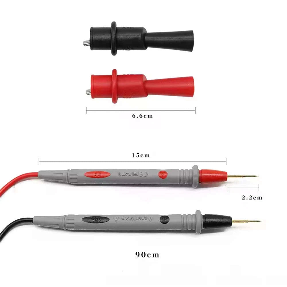 Universal Digital Multimeter Test Leads Set 1000V-2 Pcs Clip