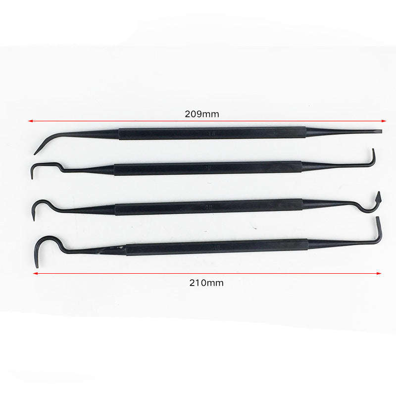 Universal Gun Cleaning Kit with Steel Wire Brushes and Nylon Picks-E