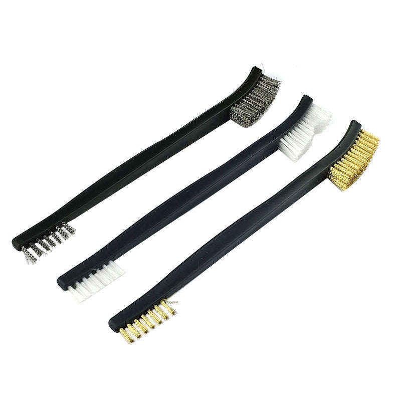Universal Gun Cleaning Kit with Steel Wire Brushes and Picks-E