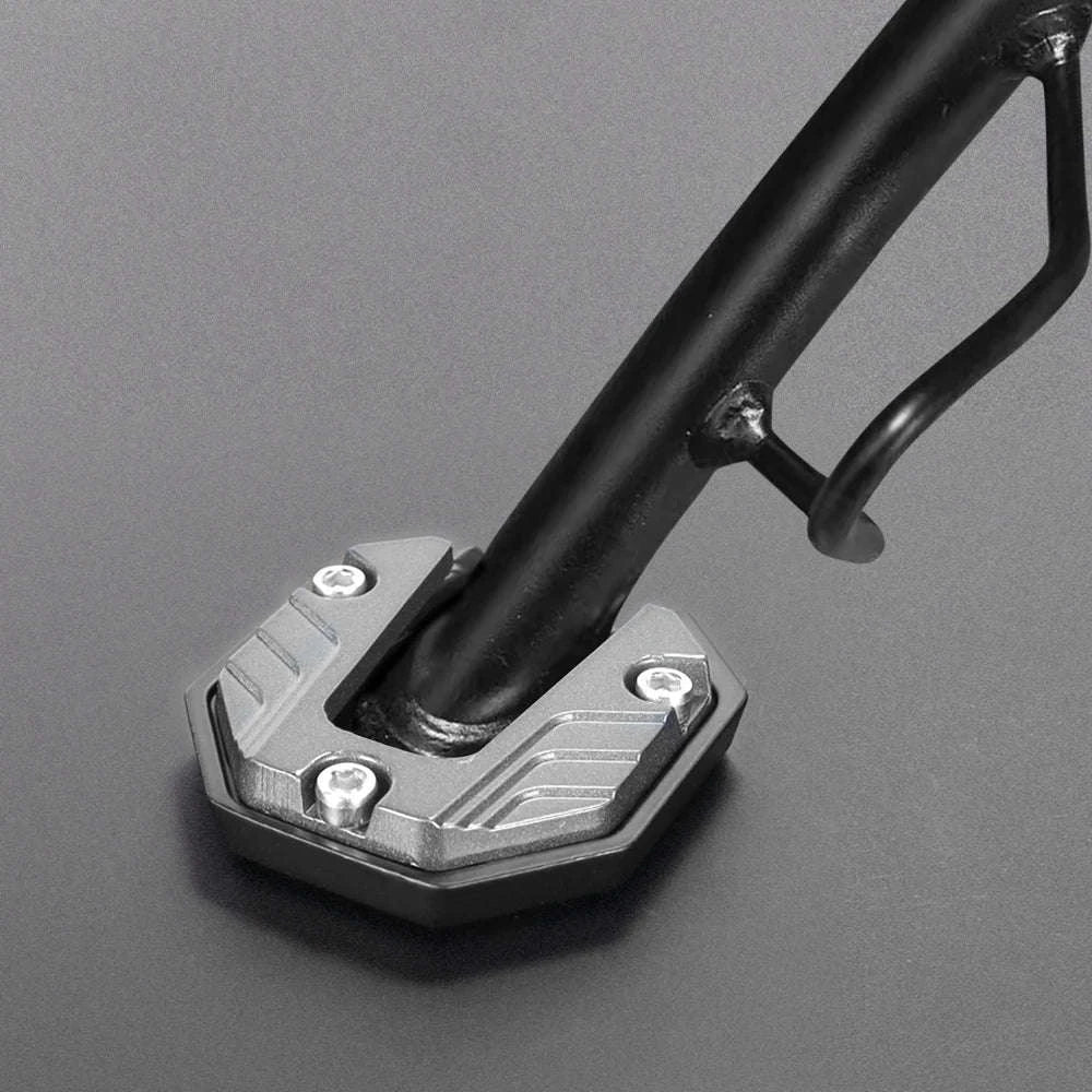 Universal Kickstand Extension Pad for Motorcycles & Scooters-blue