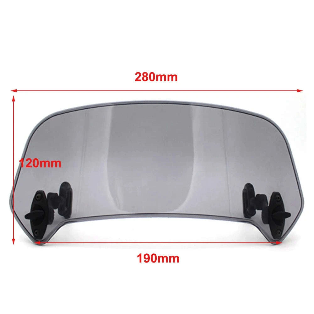 Universal Motorcycle Windshield Extension Spoiler Deflector-big size