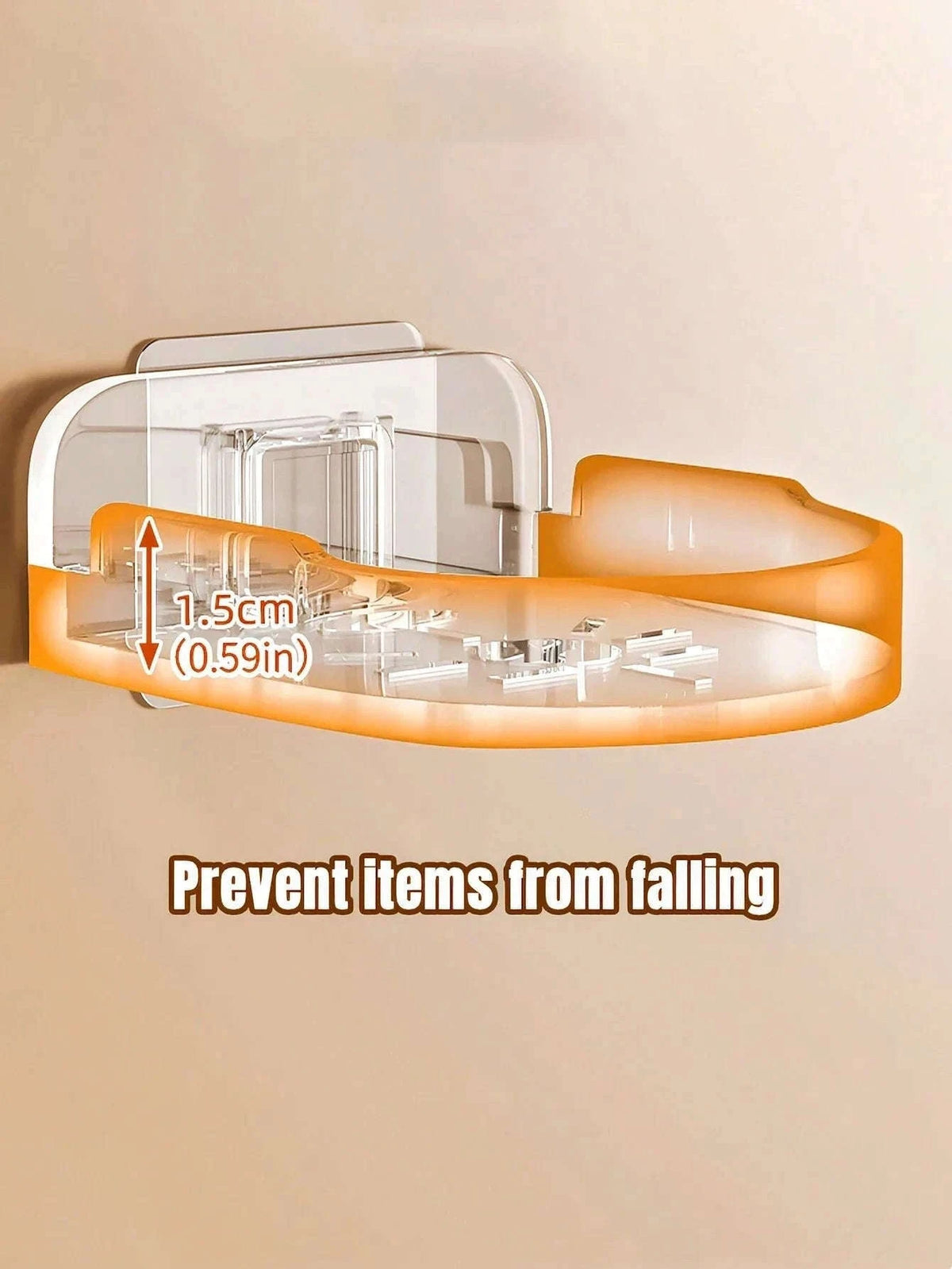 Universal Non-Drilling Wall Mount for CCTV Camera-B White