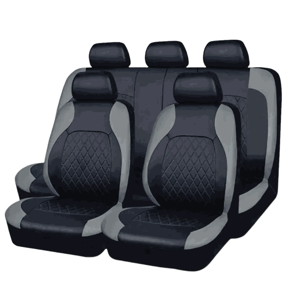 Universal PU Car Seat Covers Set-full set / United States