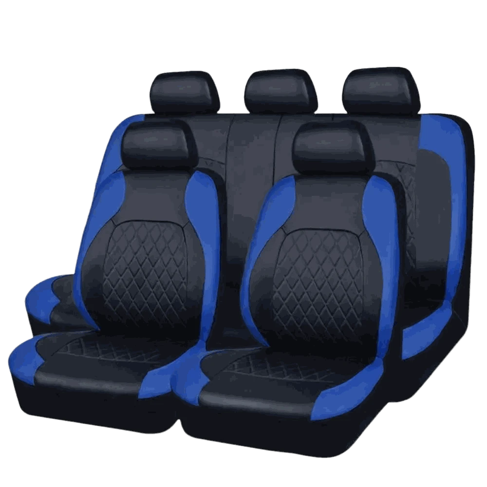 Universal PU Car Seat Covers Set-full set / United States