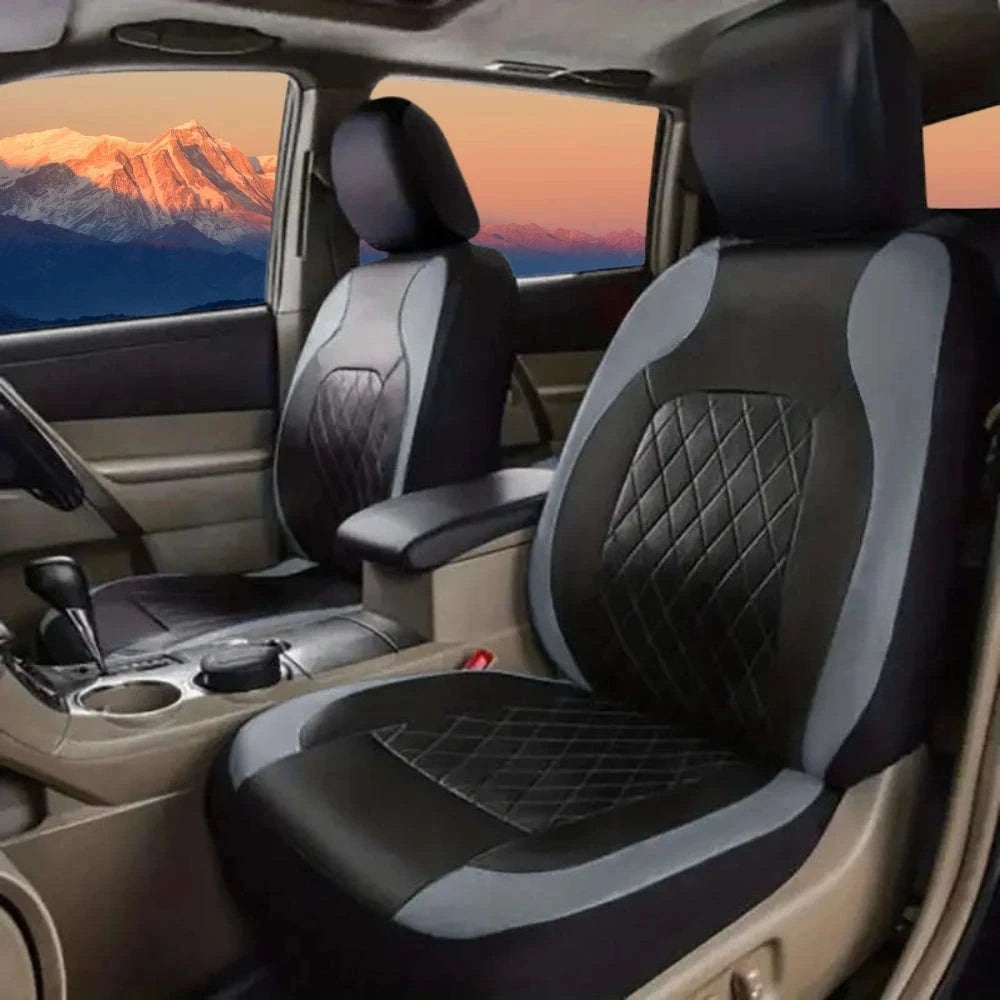 Universal PU Car Seat Covers Set-full set / United States