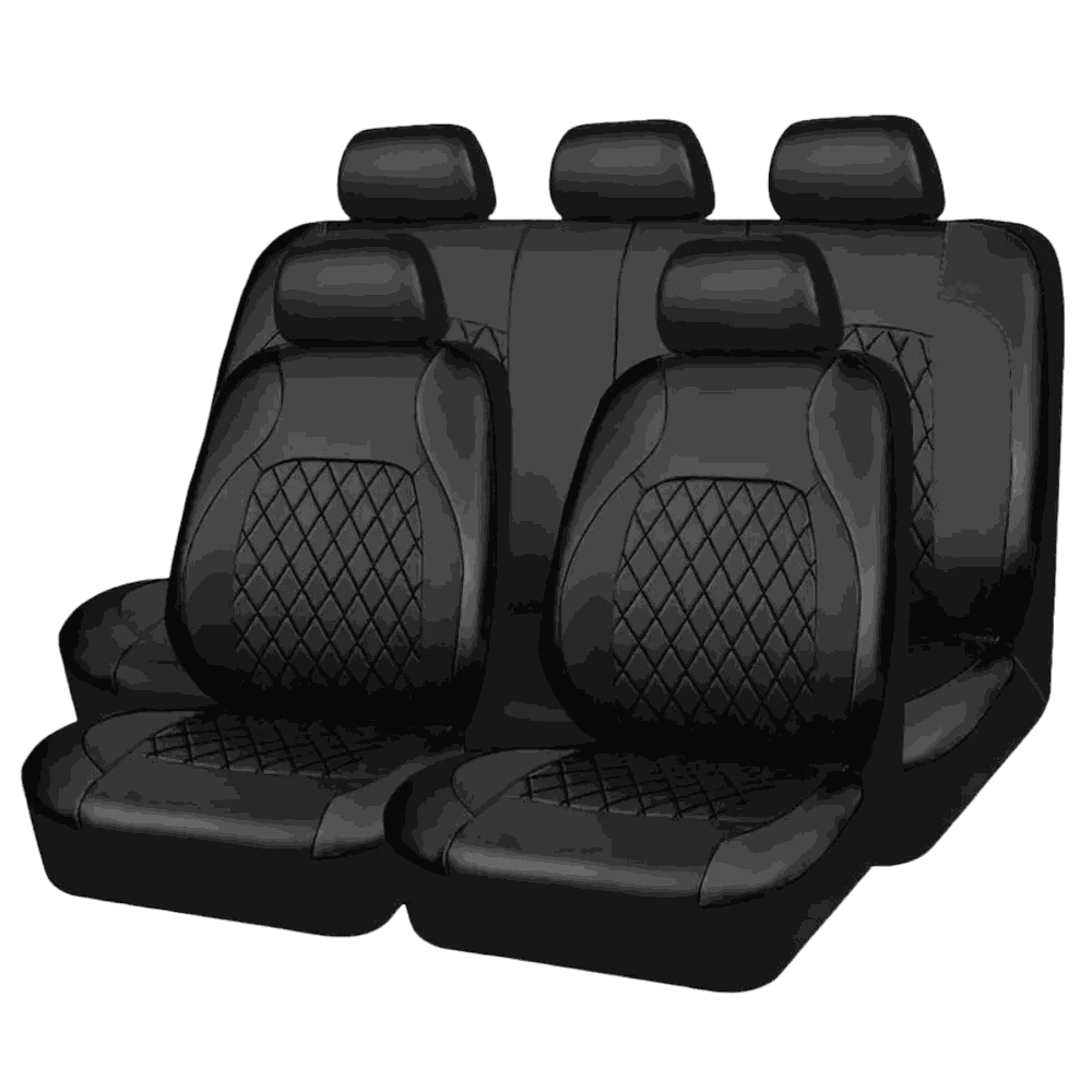 Universal PU Car Seat Covers Set-full set / United States