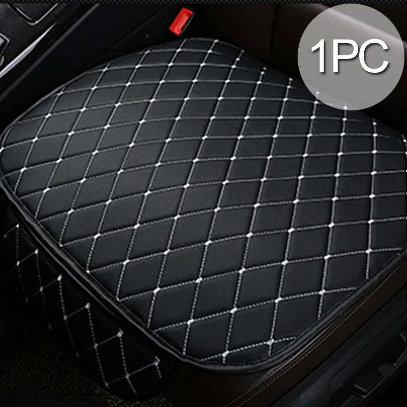 Universal PU Leather Car Seat Cover-1Pc Front Red Line