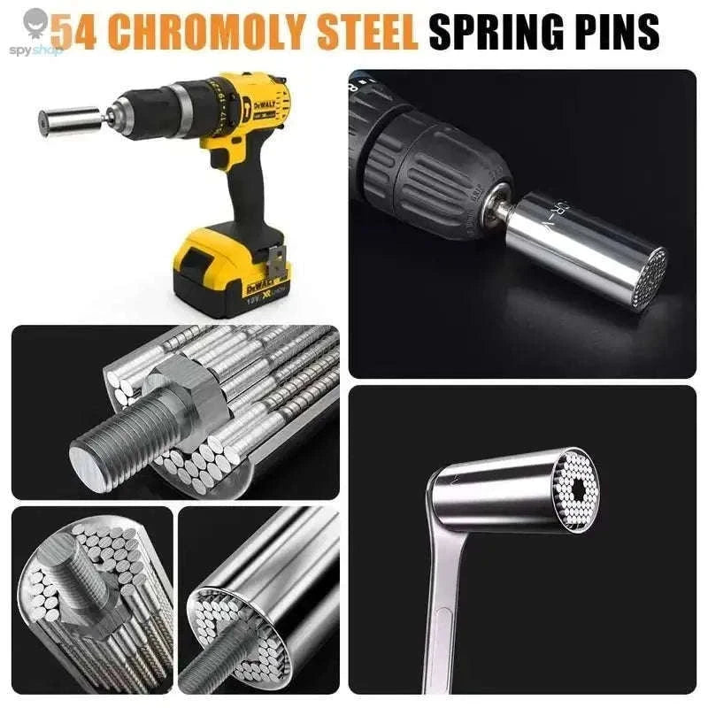 Universal Socket Adapter 7–19mm for Faster Repairs-Universal Socket
