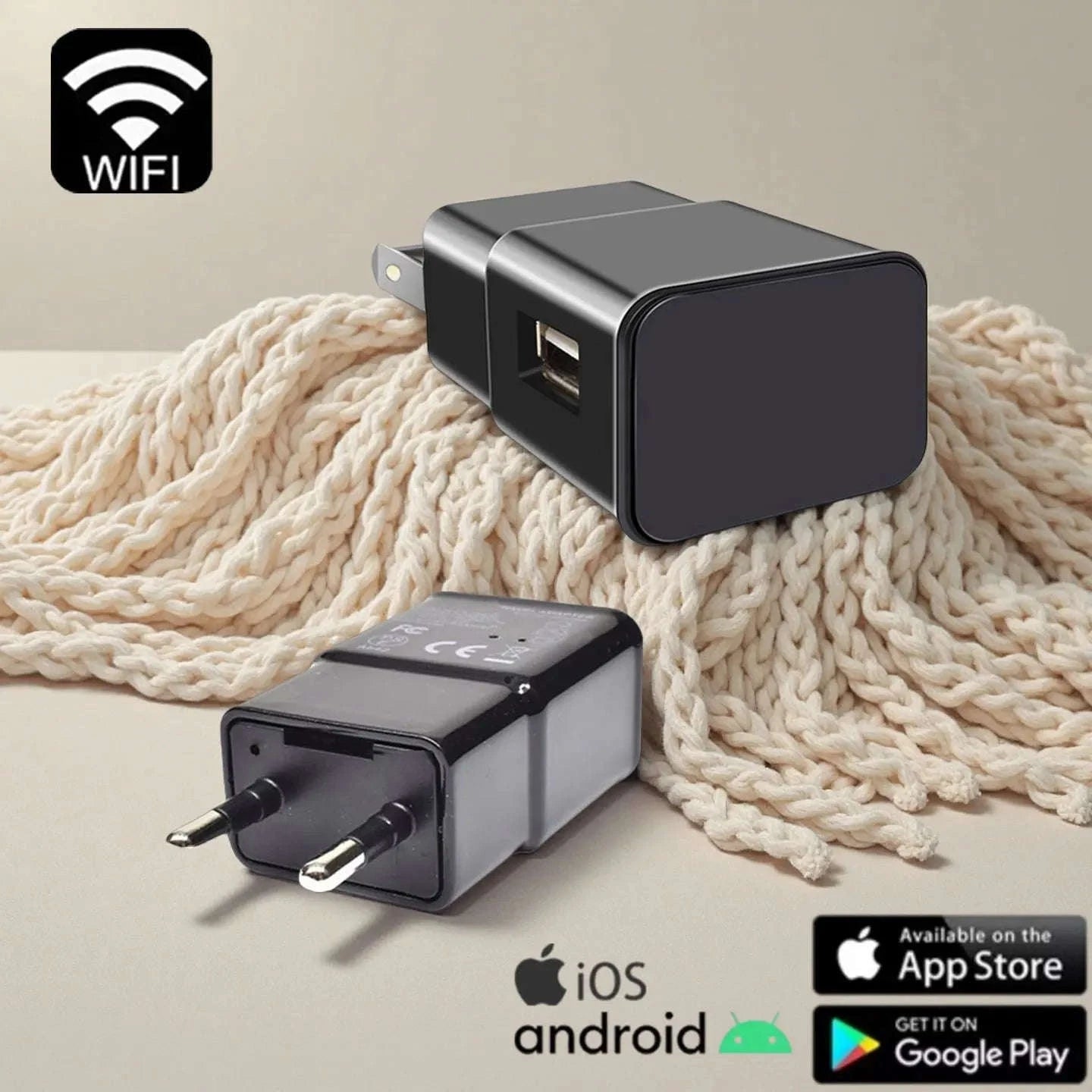 Universal Socket Adapter with WiFi Control-Plug With 16GB / US PLUG