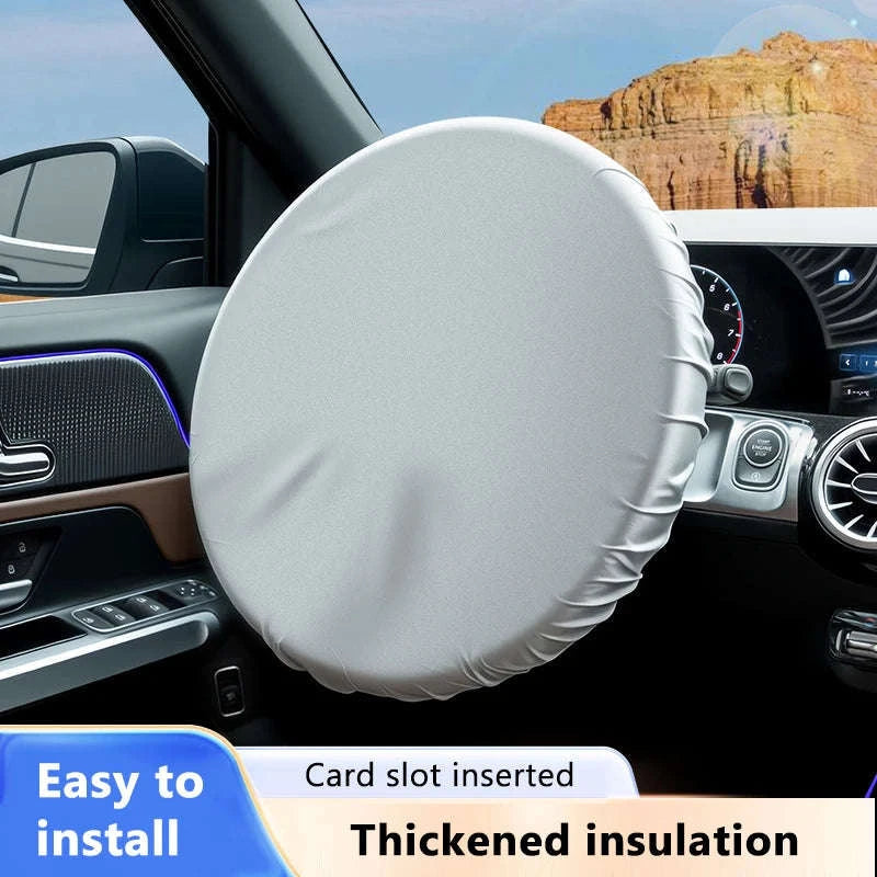 Universal Steering Wheel Sunshade Cover-1pc