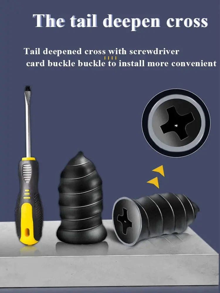 Universal Tire Repair Rubber Nail Set-5S5L Mix