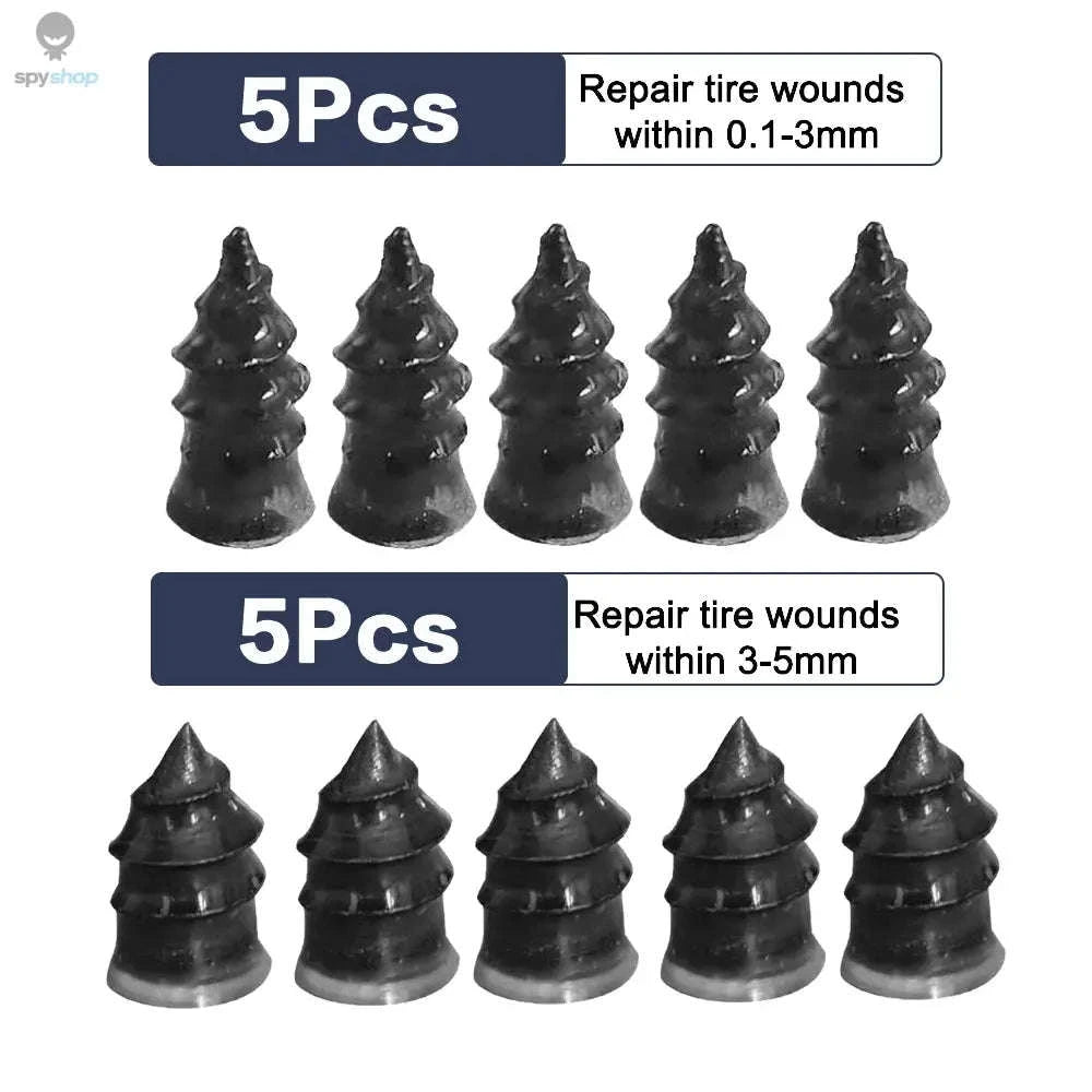 Universal Tire Repair Rubber Nail Set-5S5L Mix