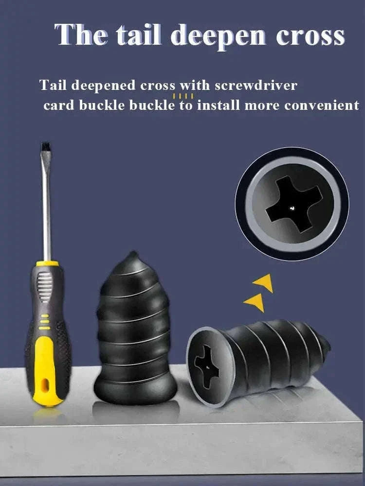 Universal Tire Repair Rubber Nail Set for Quick Puncture Fixes-5S5L Mix