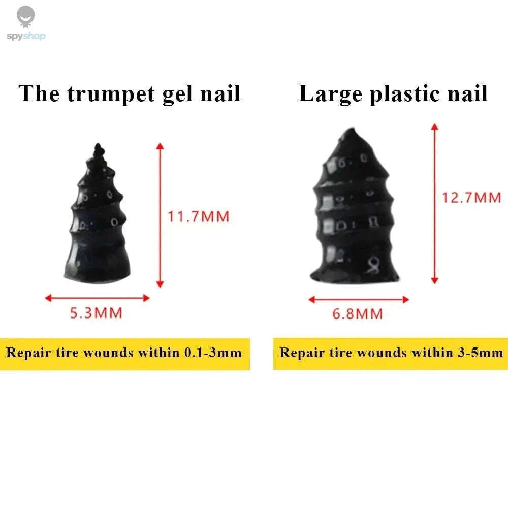 Universal Tire Repair Rubber Nail Set for Quick Puncture Fixes-5S5L Mix