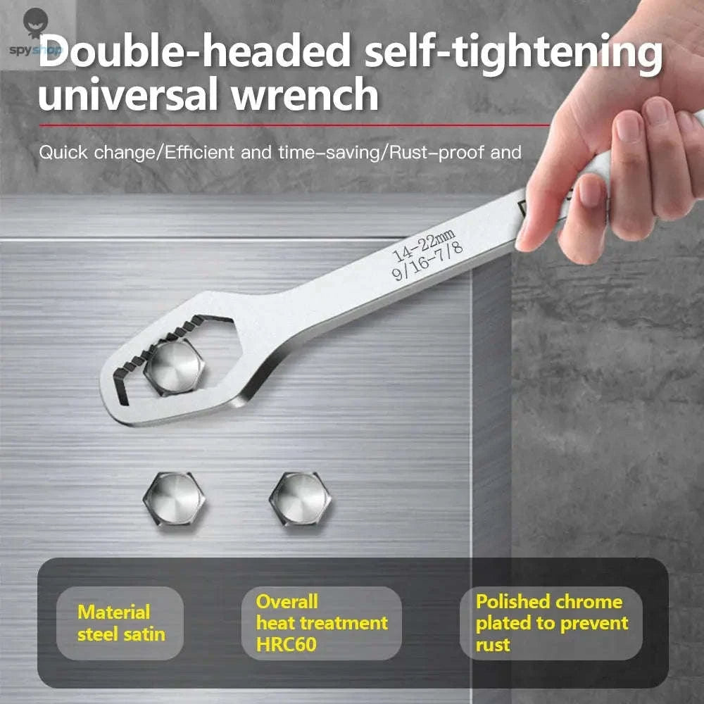Universal Torx Wrench – Self‑Tightening Adjustable Dual‑Head Tool-160mm 8-22mm