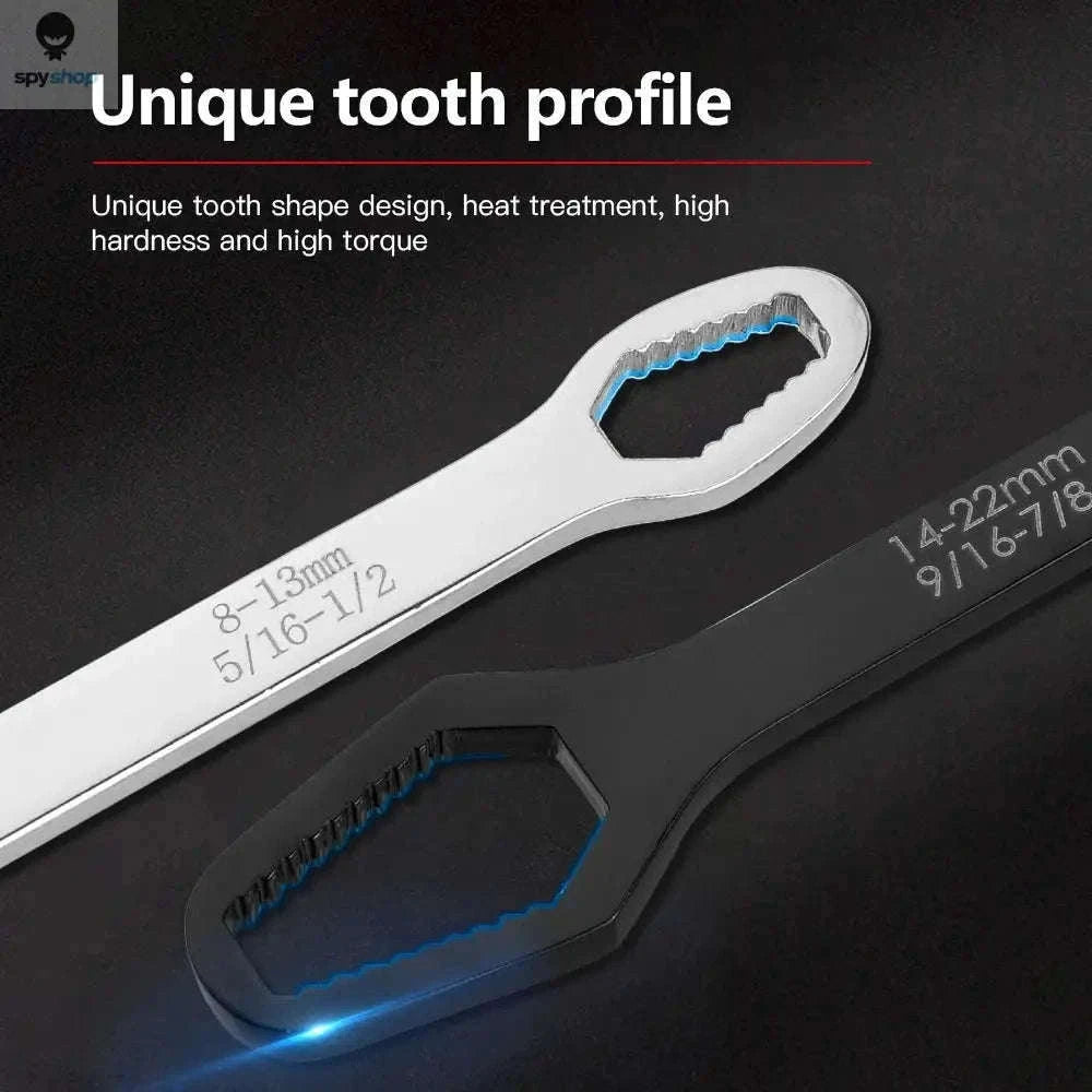 Universal Torx Wrench with Self-Tightening Dual Heads-160mm 8-22mm