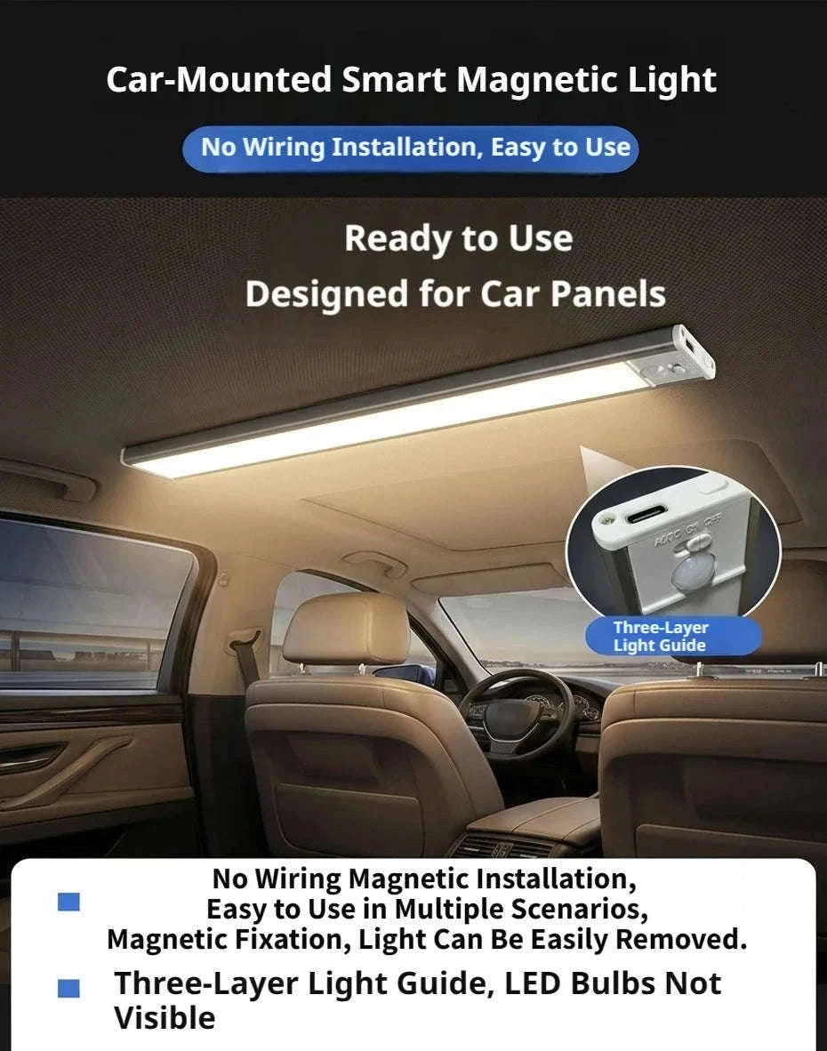 Universal Trunk Car Sensor Light with Magnetic Installation-1PC 30CM