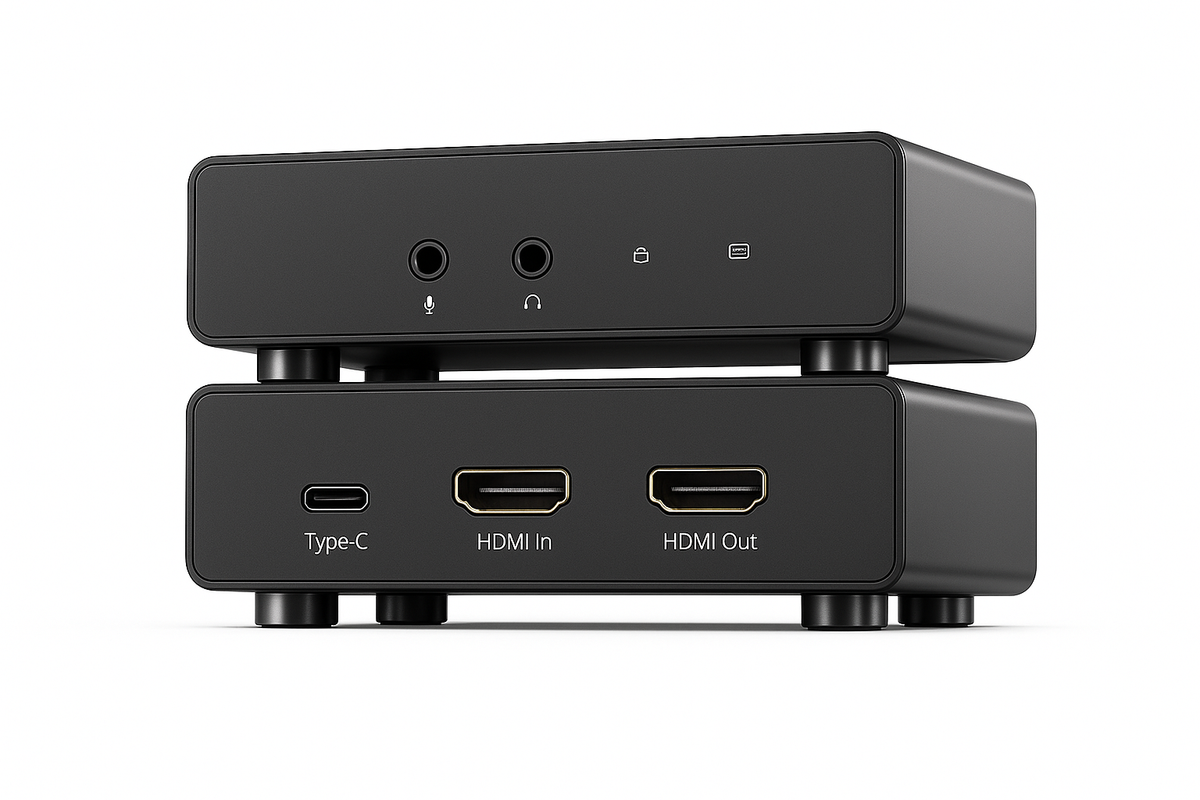 Unnlink 4K 60Hz 2K 144Hz Video zajemna kartica HDMI USB snemalna škatla Streaming Gaming / HDR Passtrough za PS5/4 Xbox kamera PC