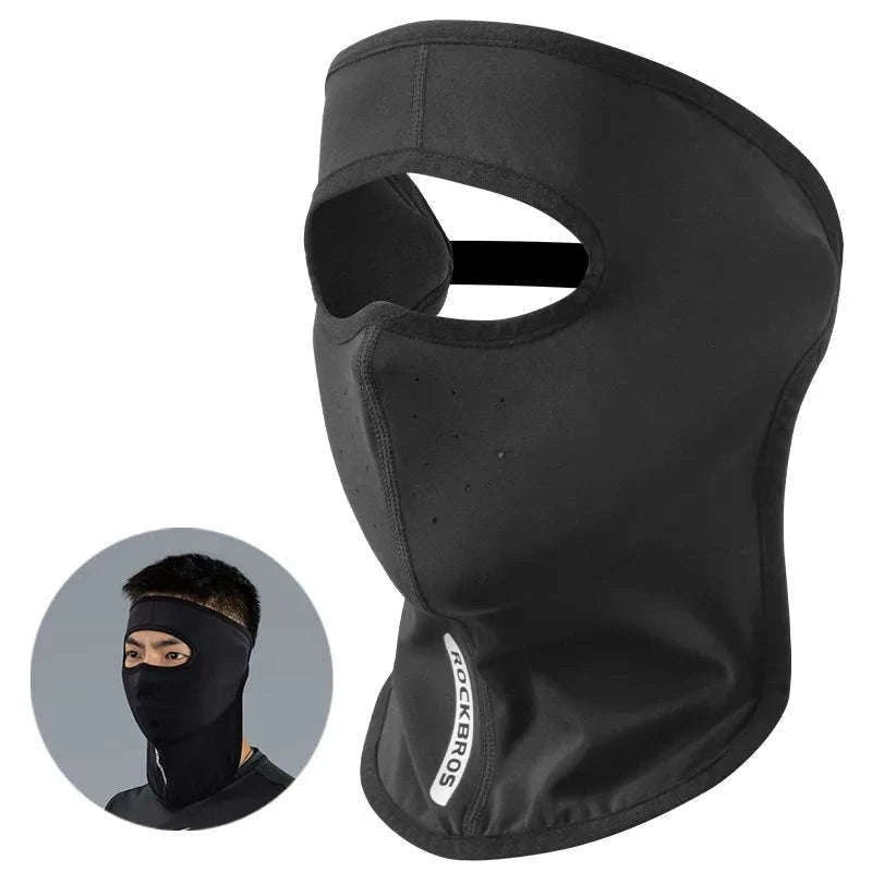 UPF 50+ Sun Protection Face Mask Breathable Ice Silk Cycling Scarf-MZ002W / One Size