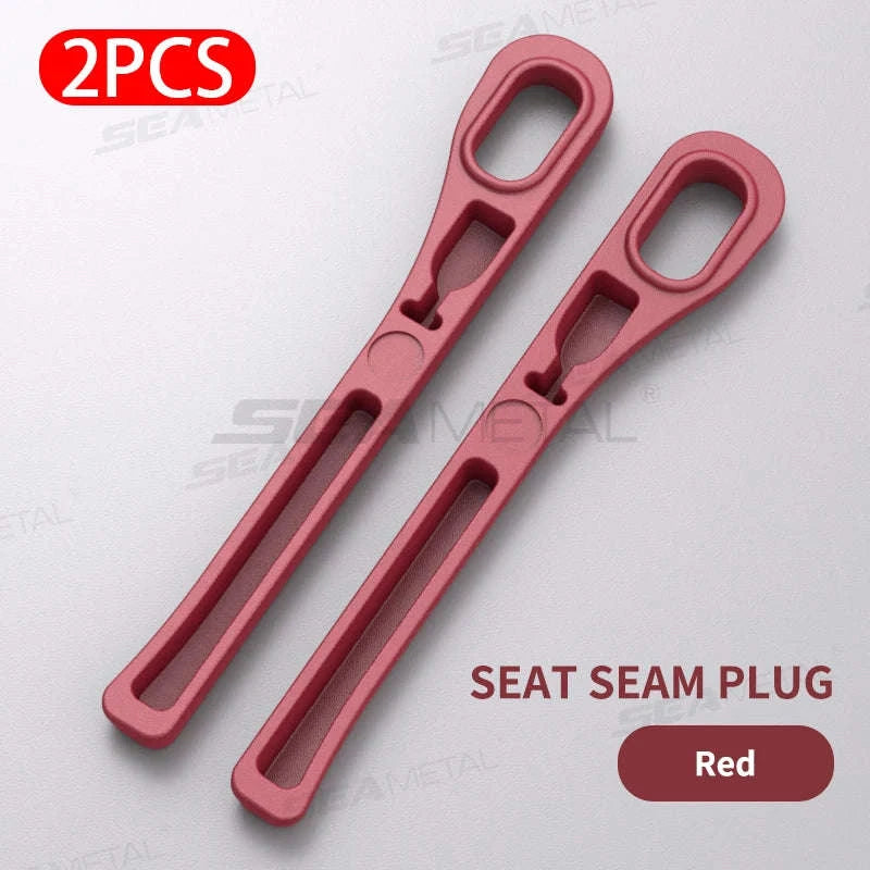 Upgraded Car Seat Gap Filler 2 Pcs Center Console Side Crevice Filler Strip-Brown 2pcs