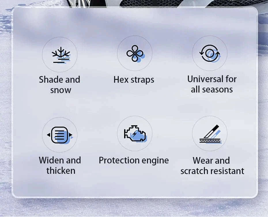 Upgraded Car Window Snow Cover with Hood Cover-Upgraded version