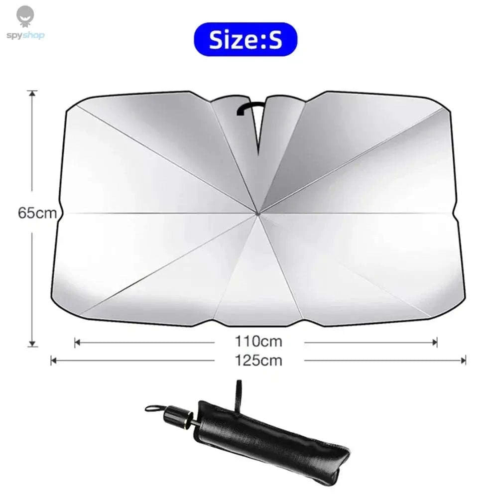 Upgraded Car Windshield Sunshade Umbrella – UV Protection and Heat Reduction-Pull Ring L