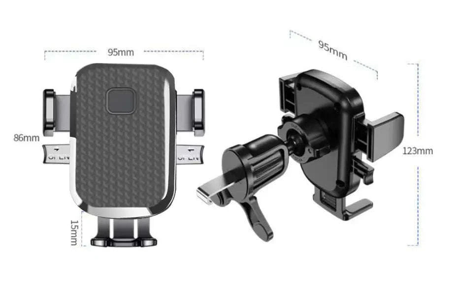 Upgraded Hook Car Phone Holder Air Vent Mount 360-Degree Rotation-Phone Holder