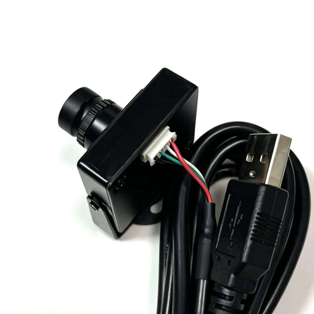 USB 1080P HD Webcam, 142° Wide Angle, Plug and Play-720P 2.1mm lens