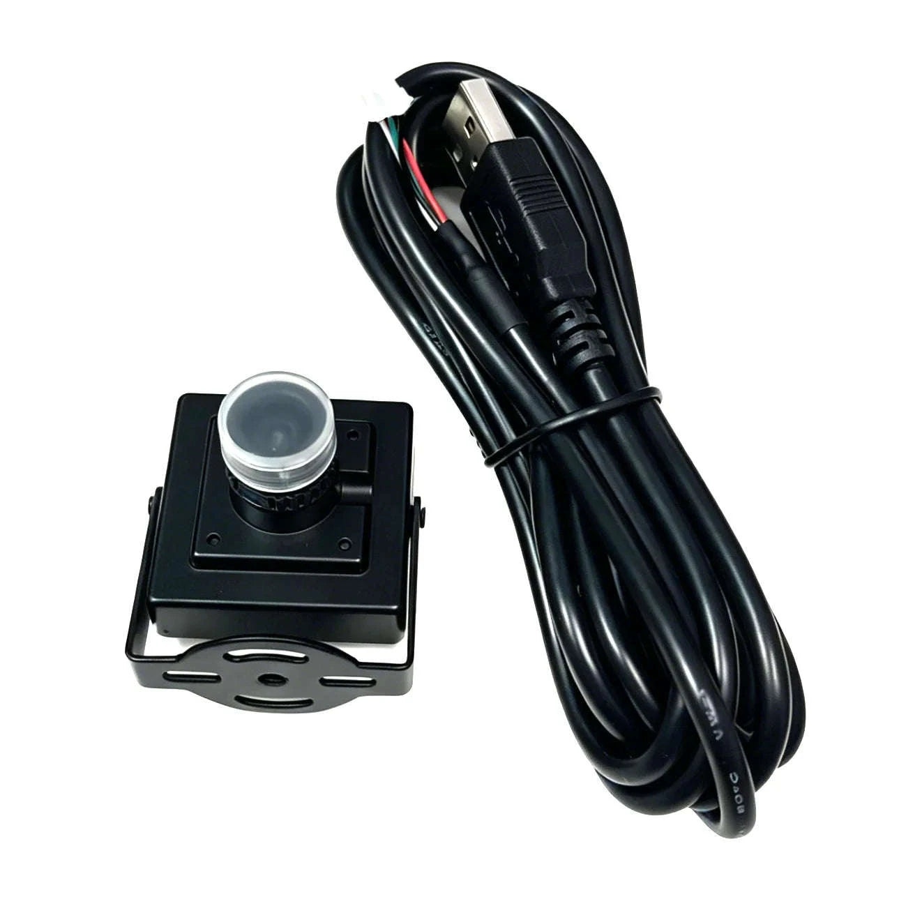 USB 1080P HD Webcam, 142° Wide Angle, Plug and Play-720P 2.1mm lens