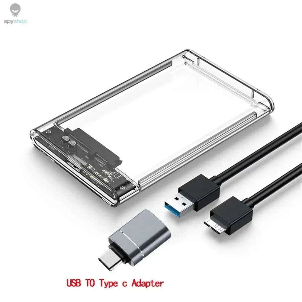 USB 3.0 2.5-Inch SATA HDD Enclosure with Tool-Free Setup-USB 3.0 to type c