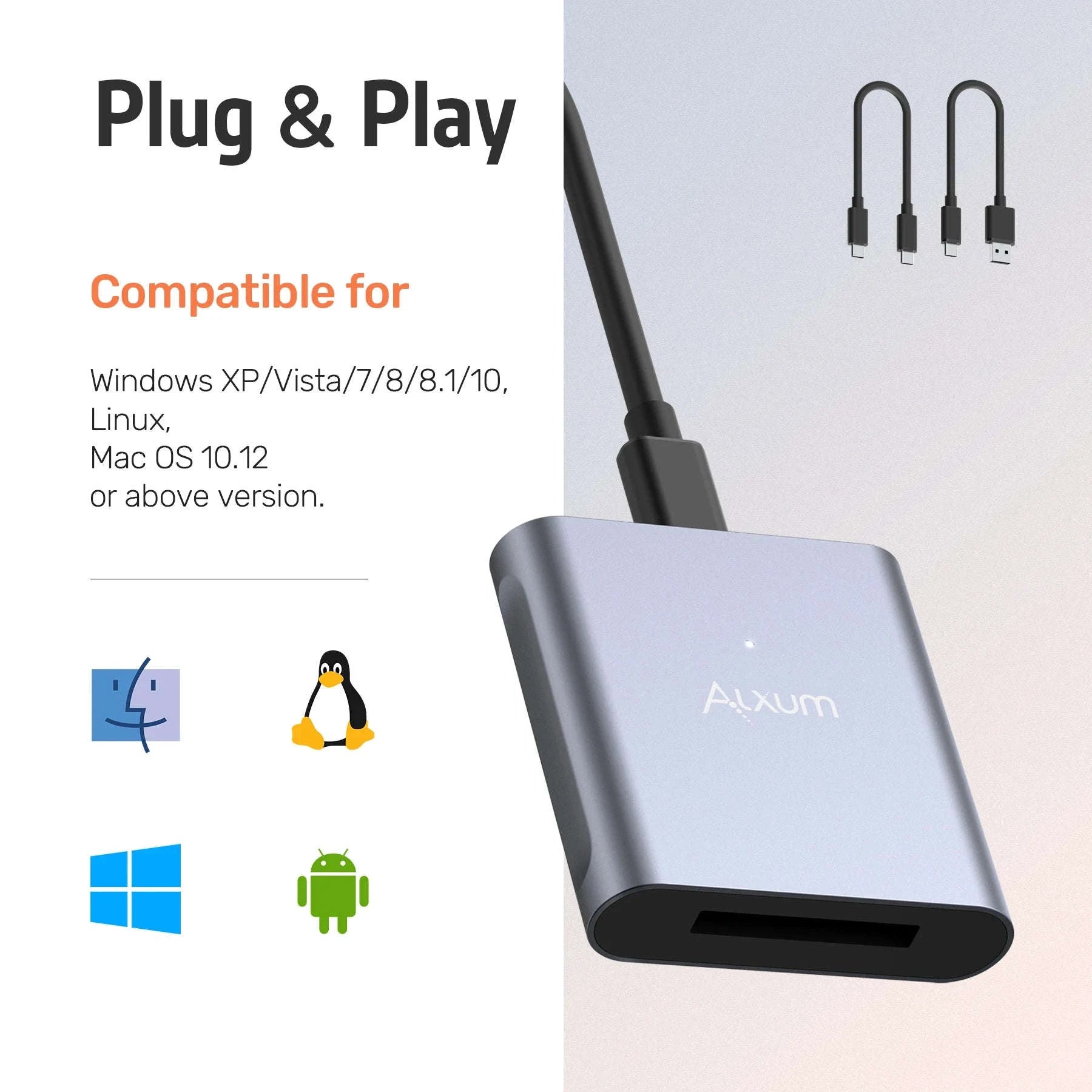 USB-C CFexpress Type B Card Reader 10Gbps Aluminum Adapter-R1005A